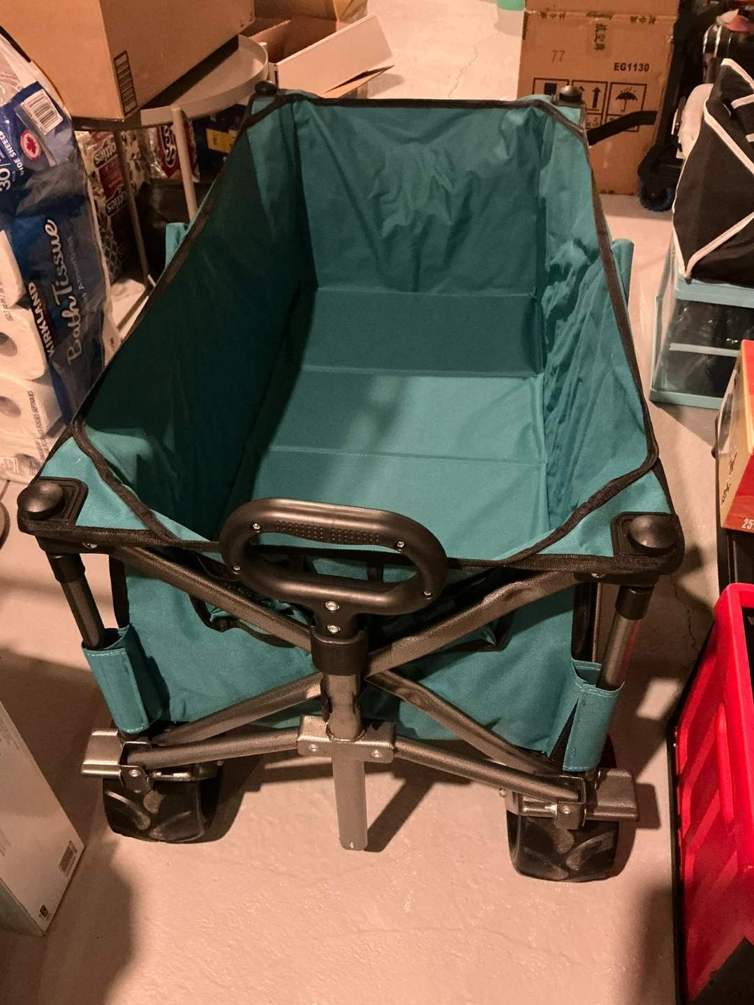 Yardlab Teal Collapsible Wagon - photo 2