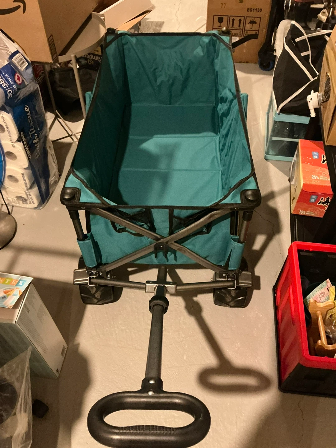 Yardlab Teal Collapsible Wagon - photo 3