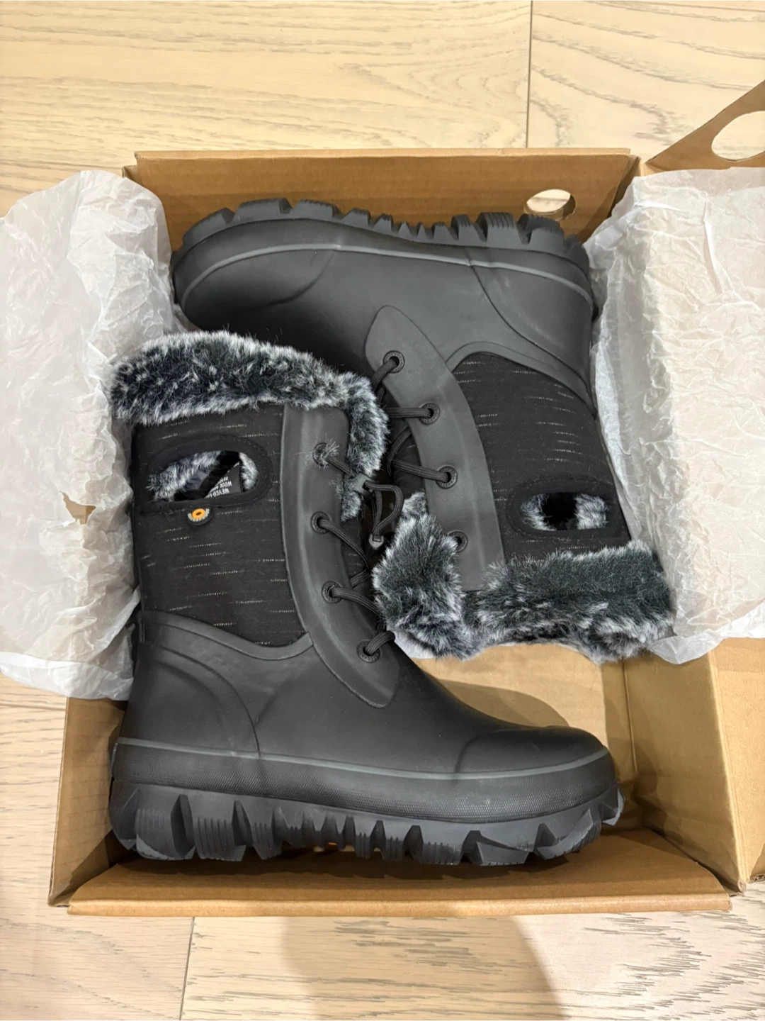 New Bogs Kids Glitter Rain Boots - Youth Size 3 - photo 5