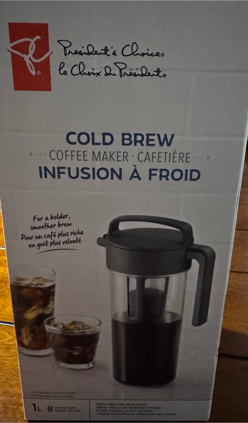 President's Choice Cold Brew Coffee Maker