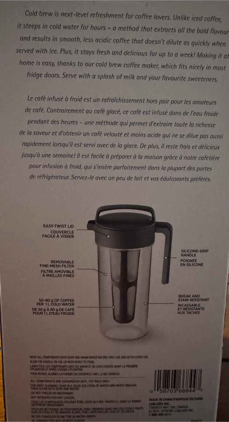 President's Choice Cold Brew Coffee Maker - photo 3