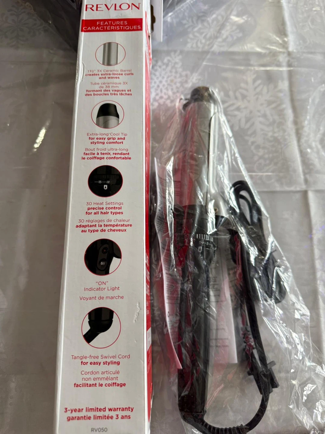 Revlon Perfect Heat 1 1/2-inch Curling Iron - Grey - photo 4