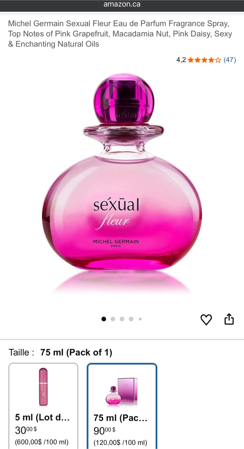 Michel Germain Sexual Fleur Eau de Parfum 75ml - photo 3