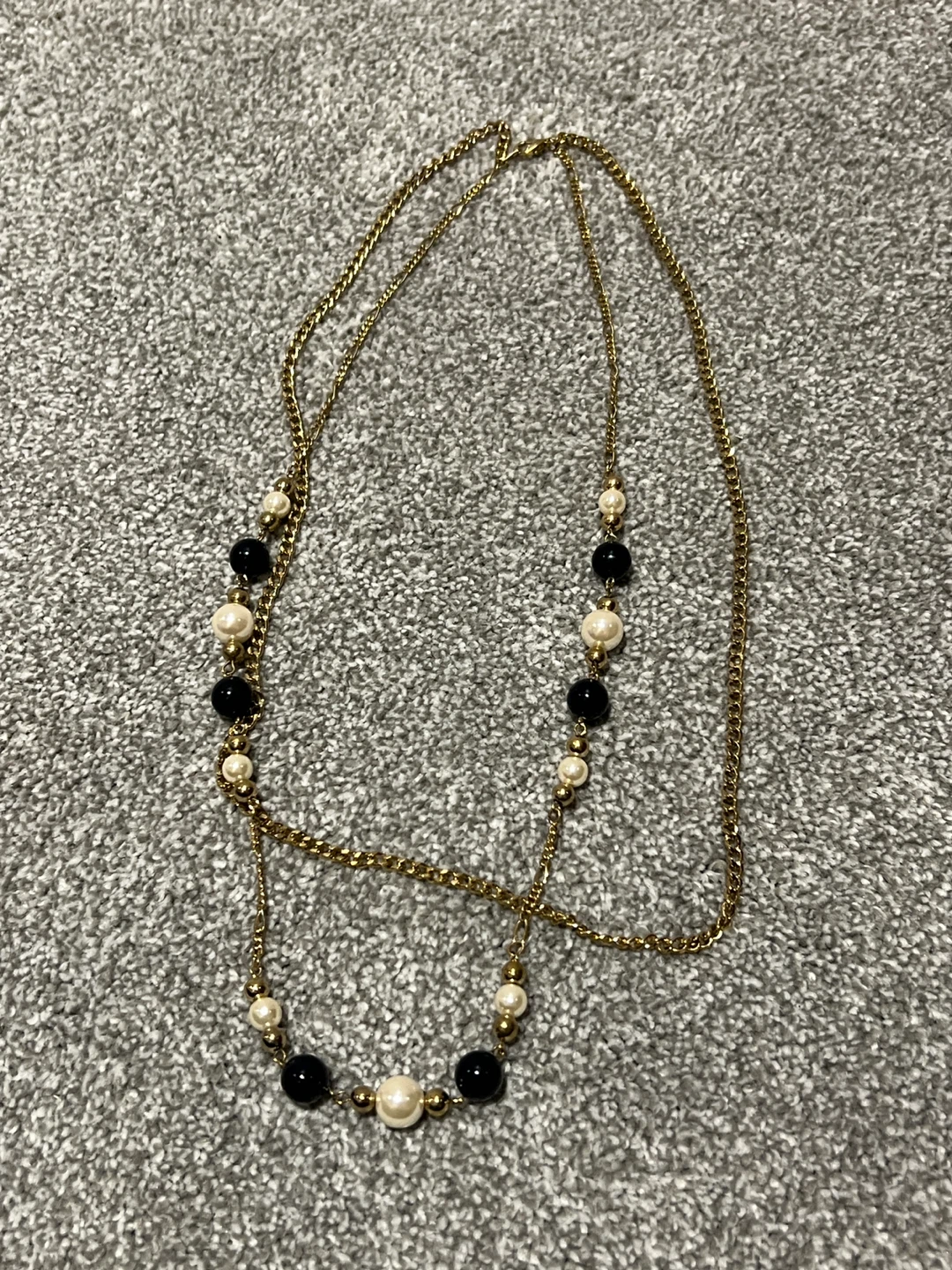Beaded Necklace - Gold Tone - photo 2