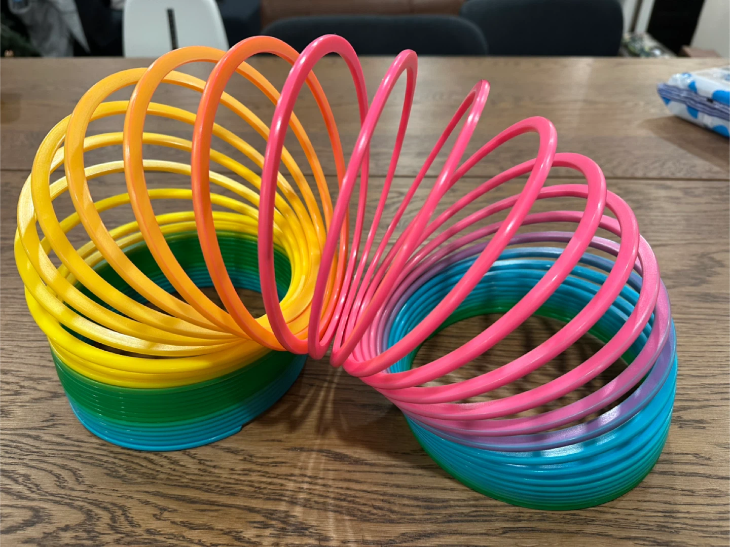 Giant Rainbow Slinky Toy