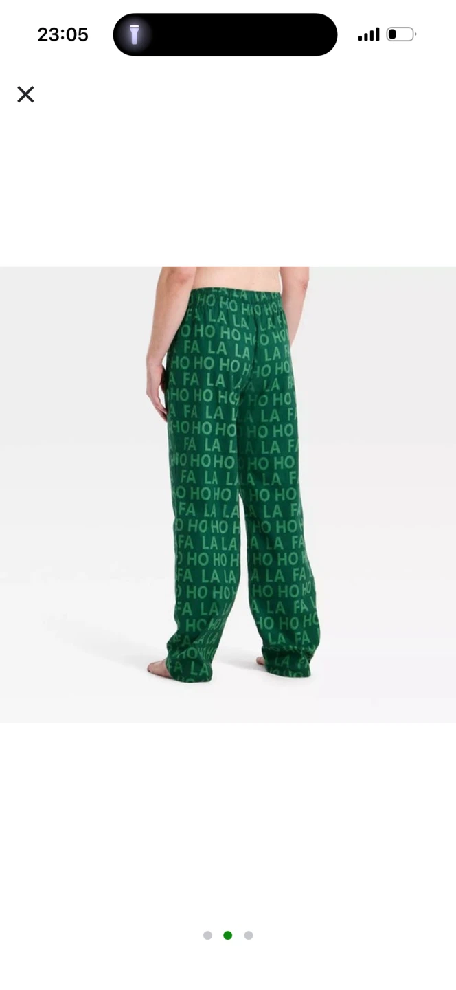 Target Green Pajama Pants Size L - photo 2