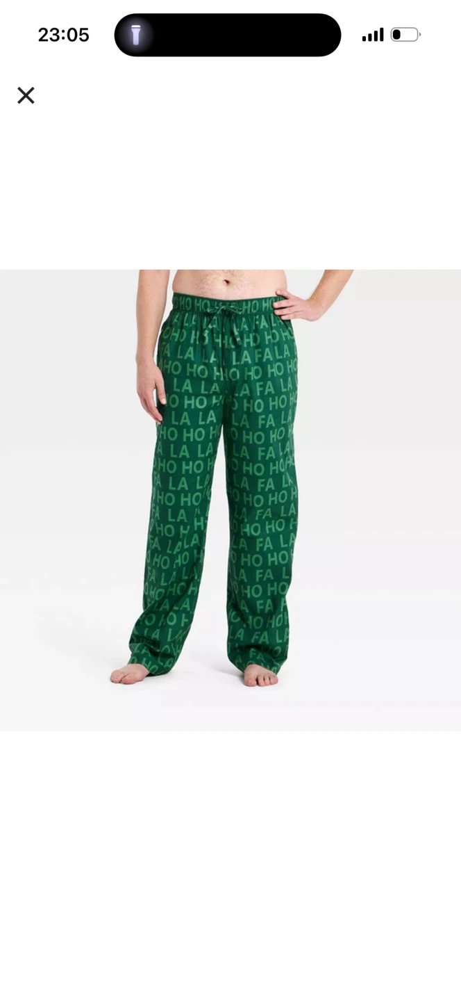 Target Green Pajama Pants Size L
