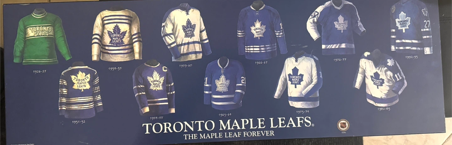 Toronto Maple Leafs History Framed Print- collection item