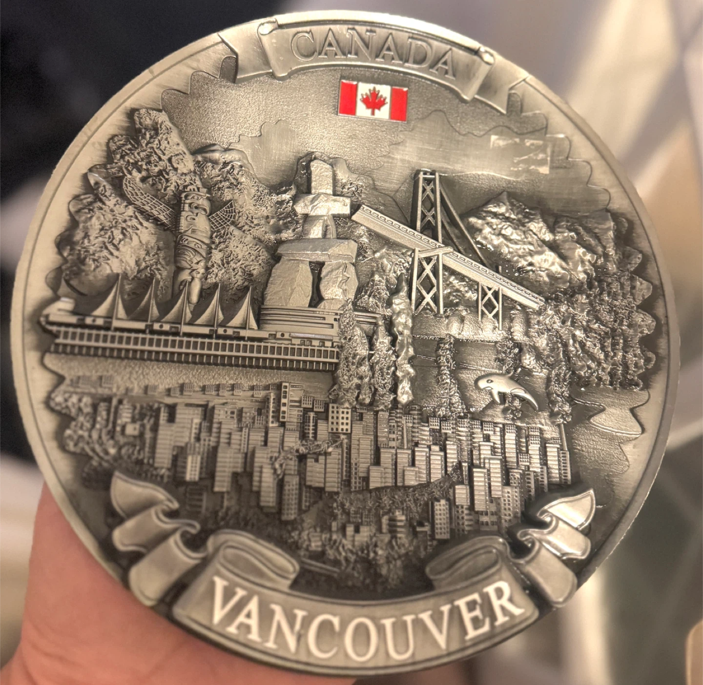 Wall Hanging Metal Plate - City Of Vancouver - photo 2