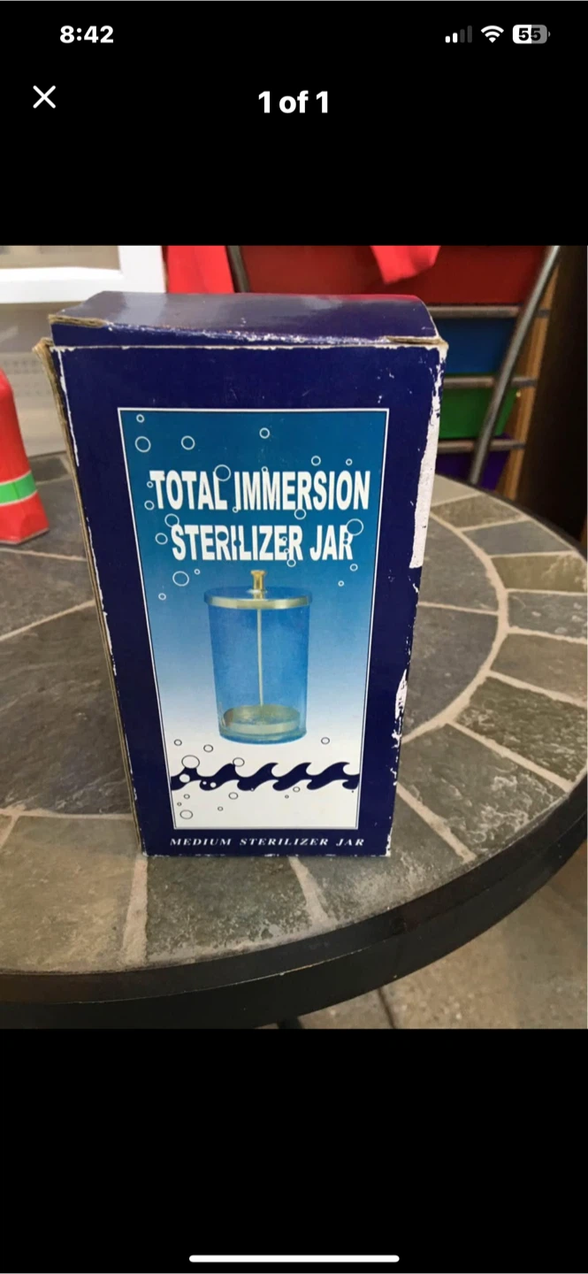 Total Immersion Sterilizer Jar - Medium Size
