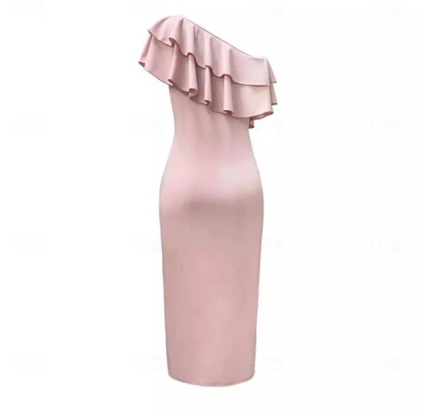 NEW! Grace Karin One Shoulder Ruffle Dress - Size XL - photo 2