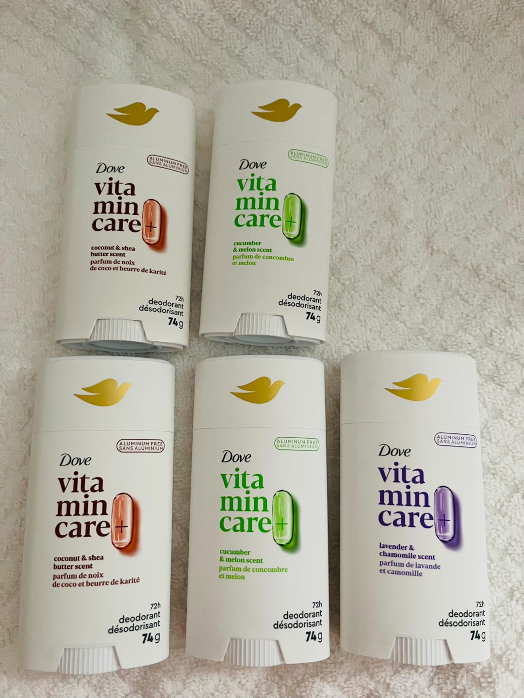 Dove Vita Min Care Deodorant each
