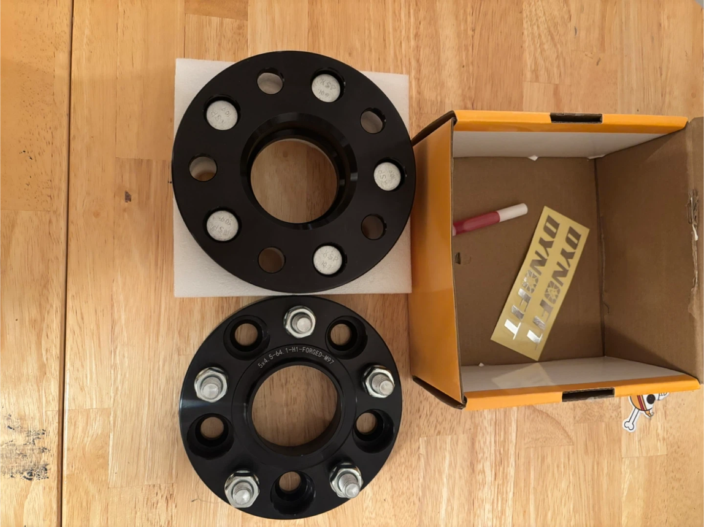 Dynofit Forged Wheel Spacers - New in Box - photo 4