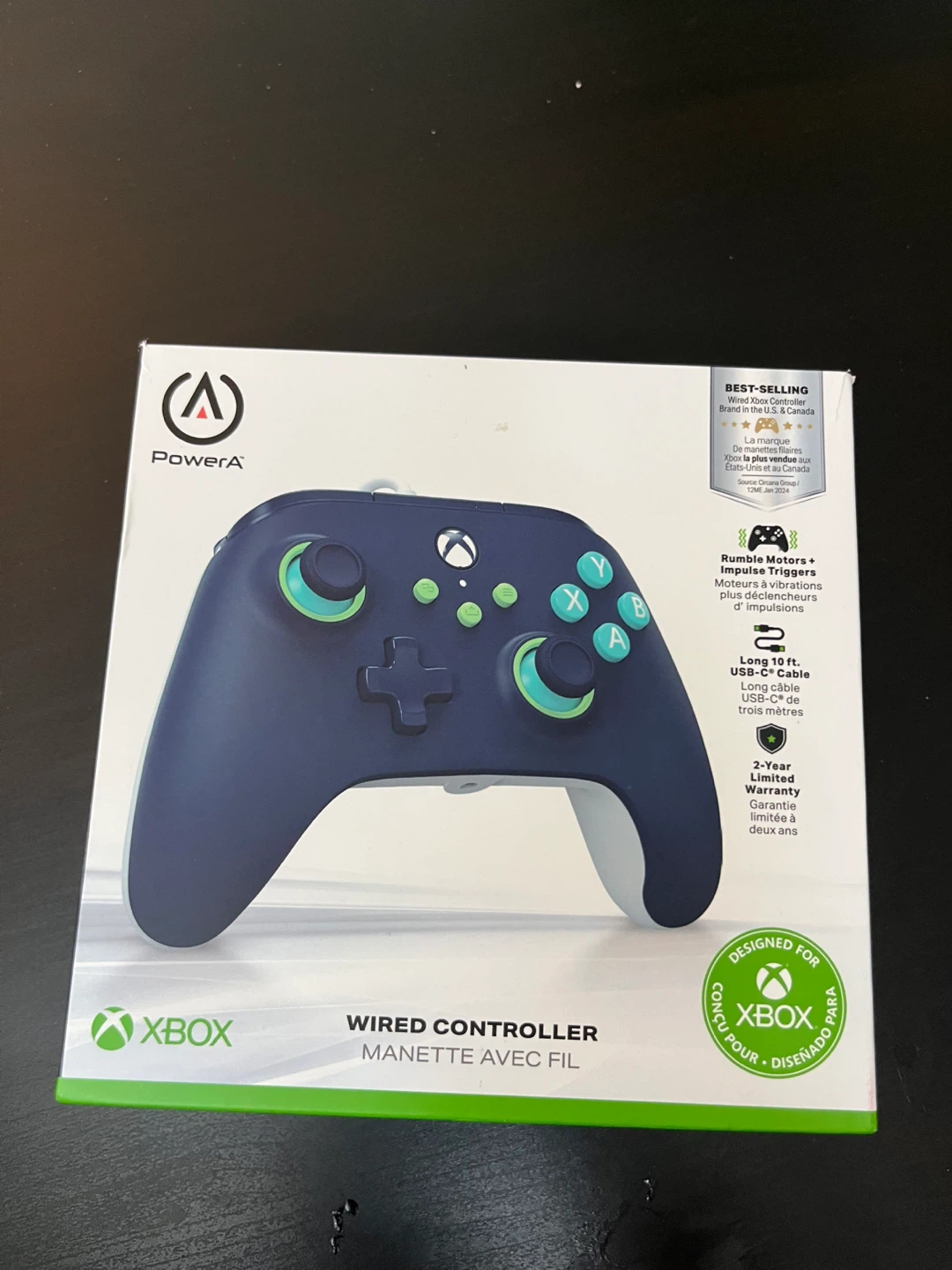 Wired Controller for Xbox, Computer and laptop- Mariner Blue - photo 4