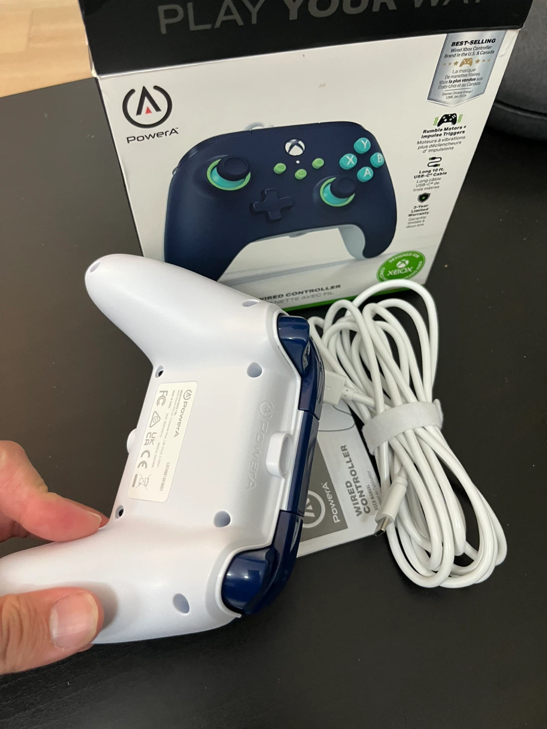 Wired Controller for Xbox, Computer and laptop- Mariner Blue - photo 3