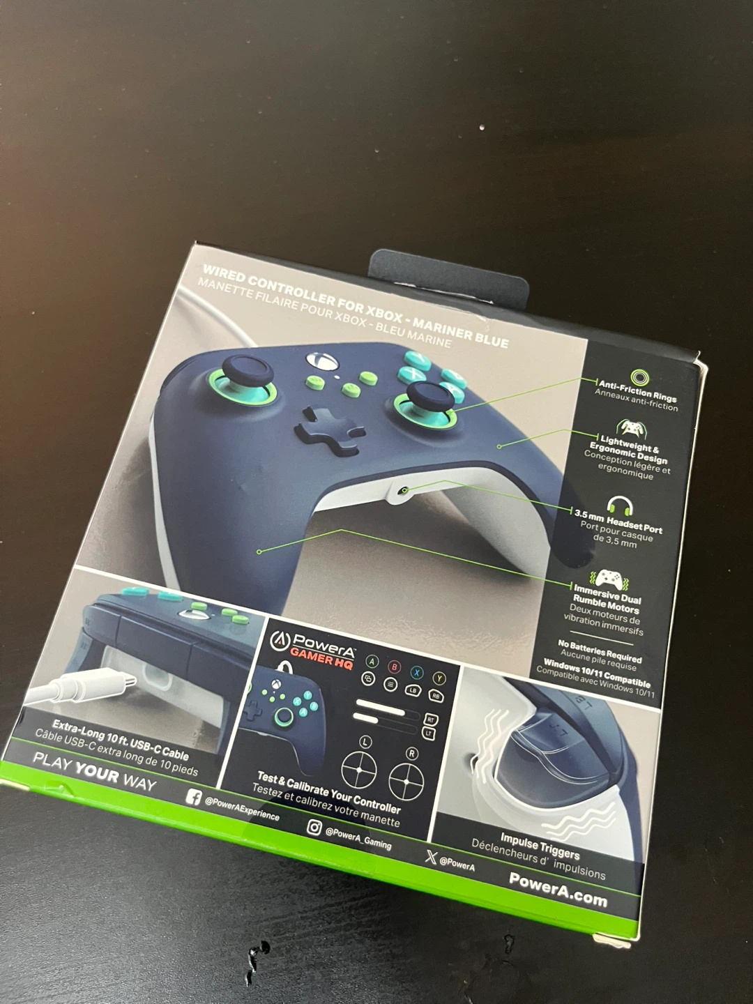 Wired Controller for Xbox, Computer and laptop- Mariner Blue - photo 5