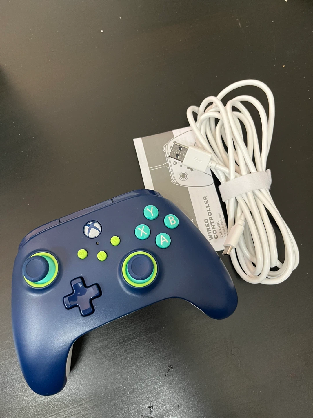 Wired Controller for Xbox, Computer and laptop- Mariner Blue