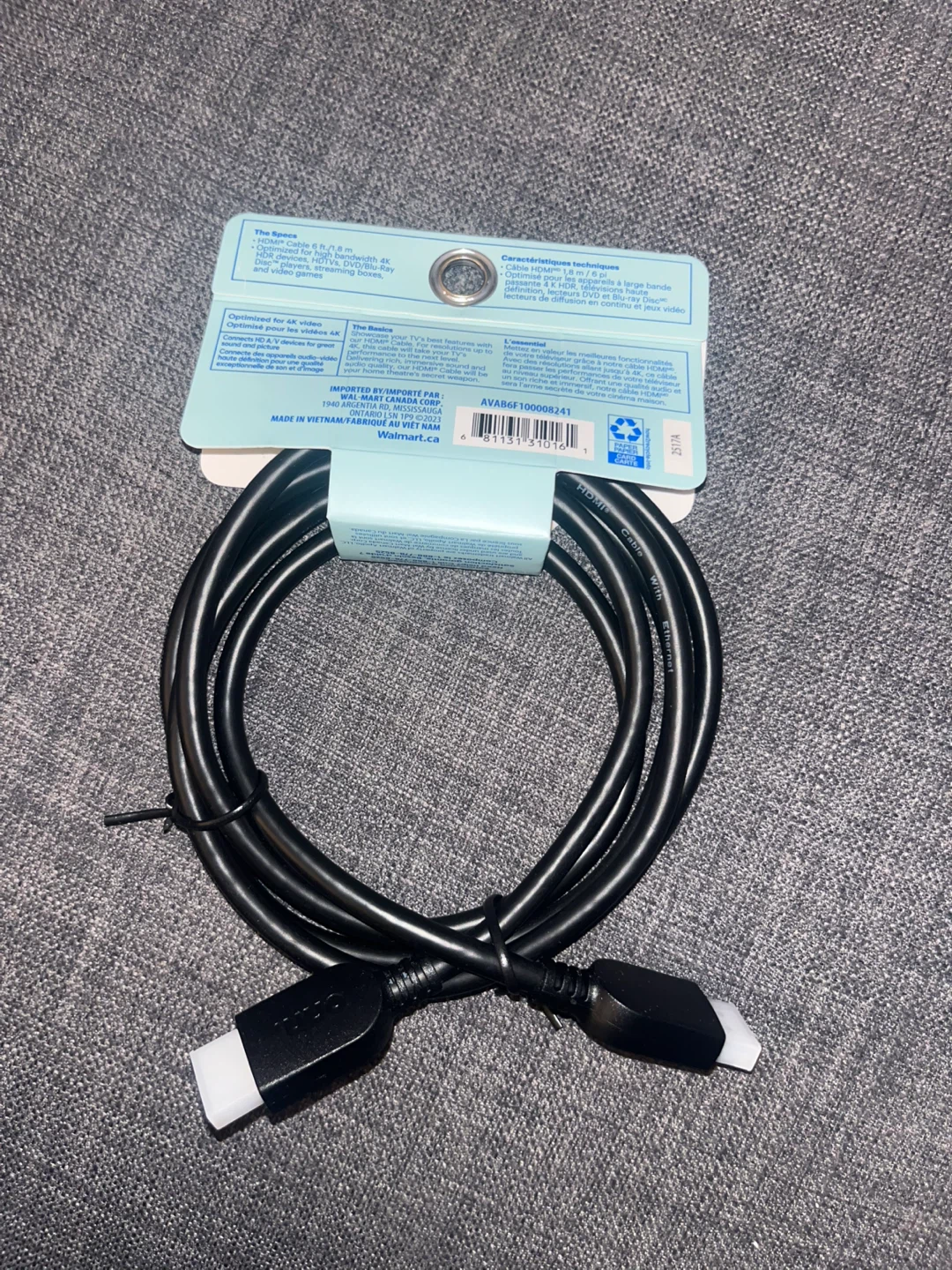 HDMI Cable - 6 ft / 1.8 m - photo 2