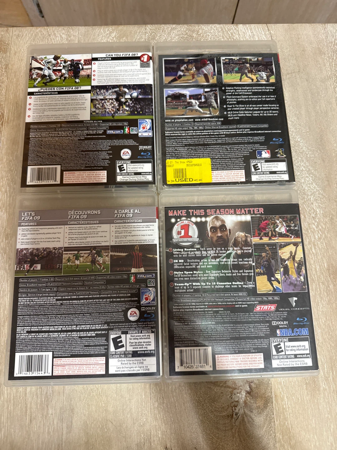 PS3 Games: FIFA, NBA, MLB The Show - photo 3