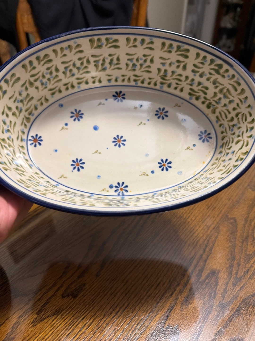 Pfaltzgraff Stoneware Oval Serving Bowl