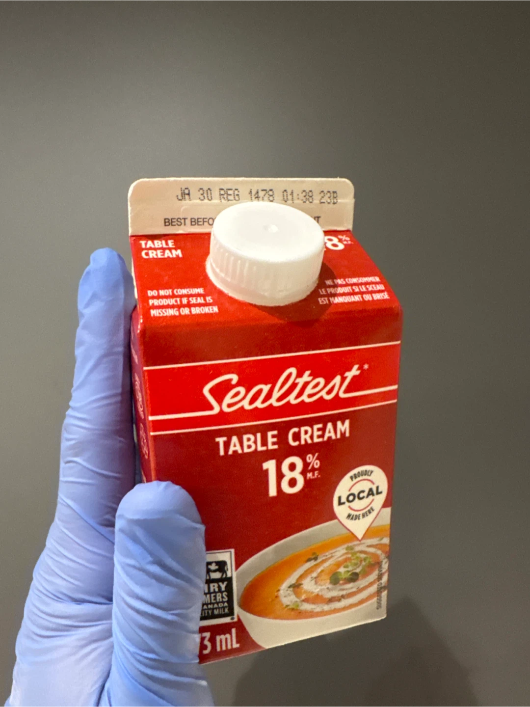 Sealtest Table Cream 18%
