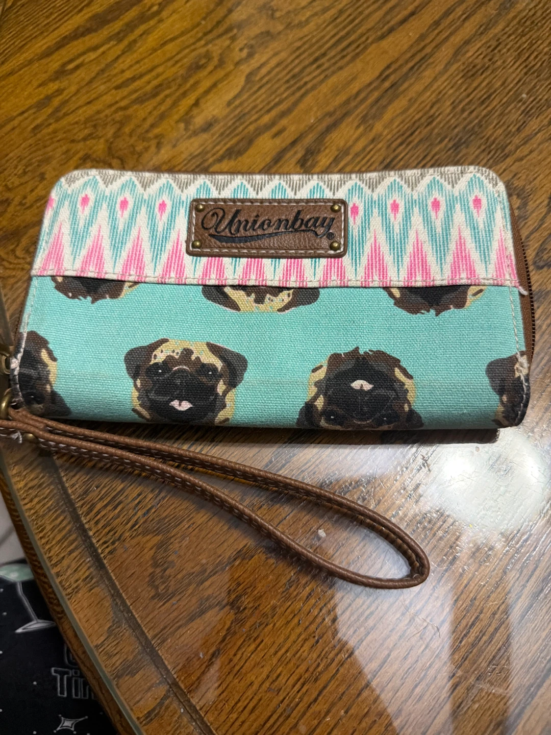Unionbay Wallet with Pug Design