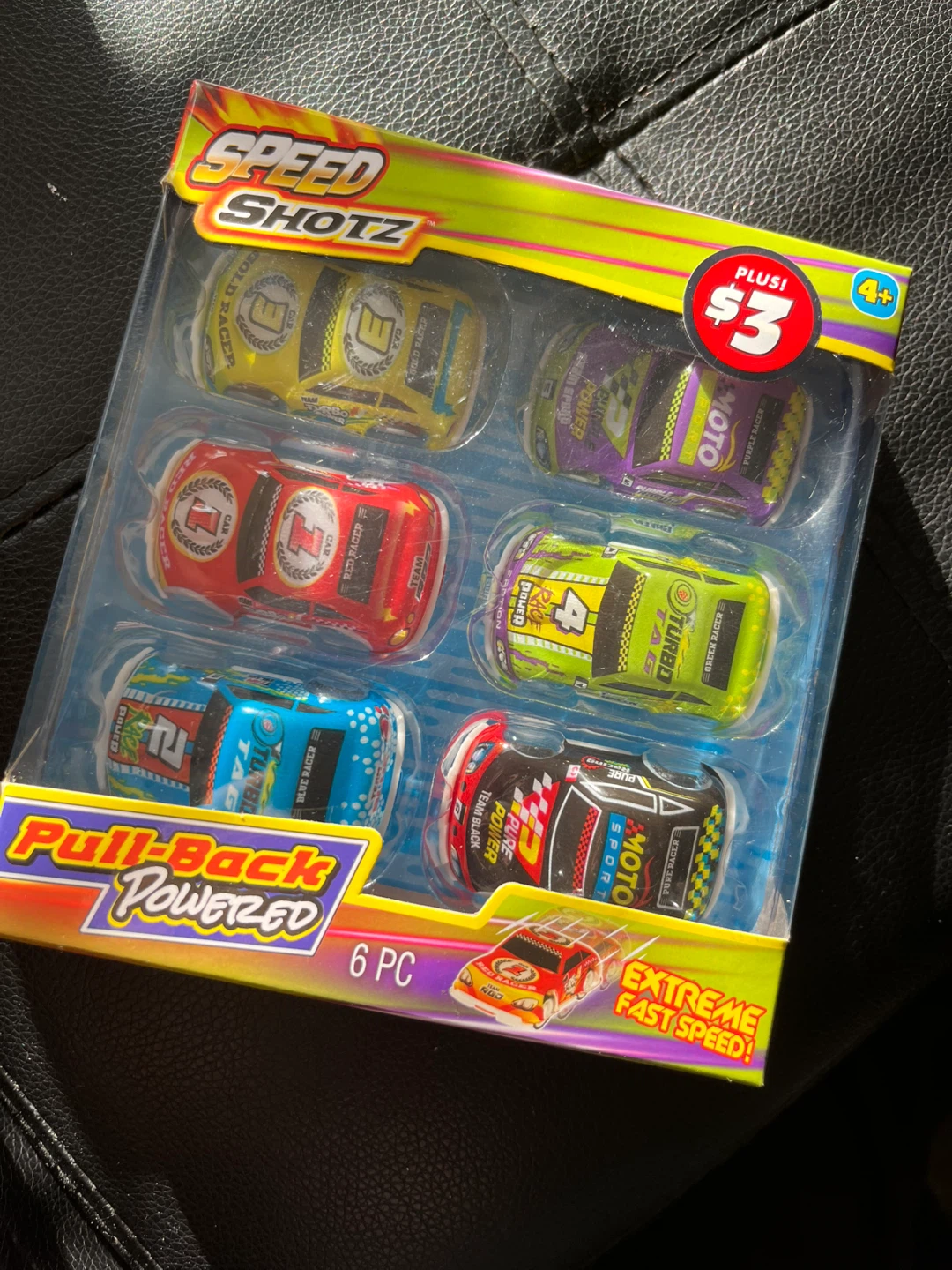 Speed Shotz Pull-Back Powered 6-Piece Car Set