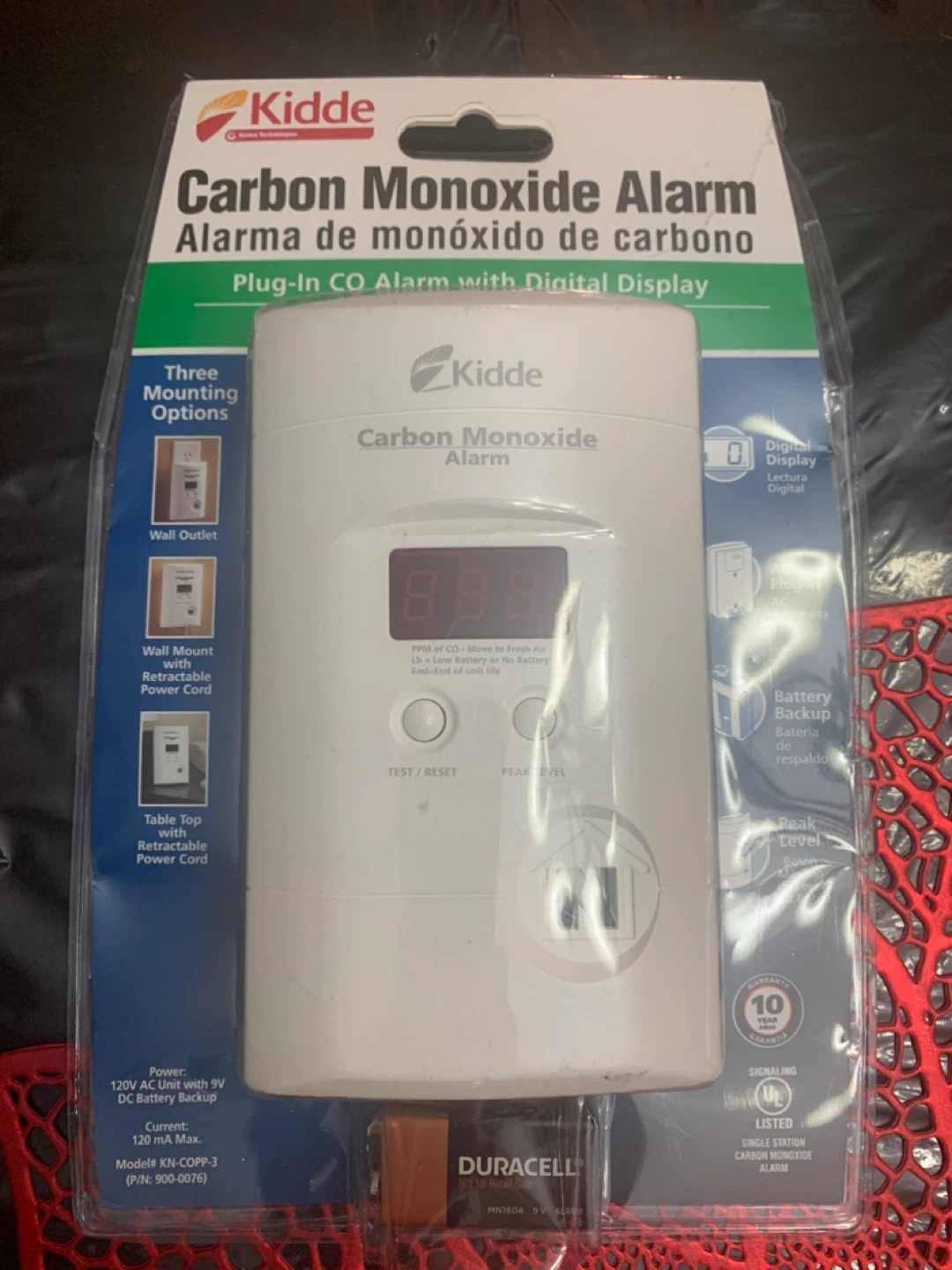 Kidde Carbon Monoxide Alarm - New in Box