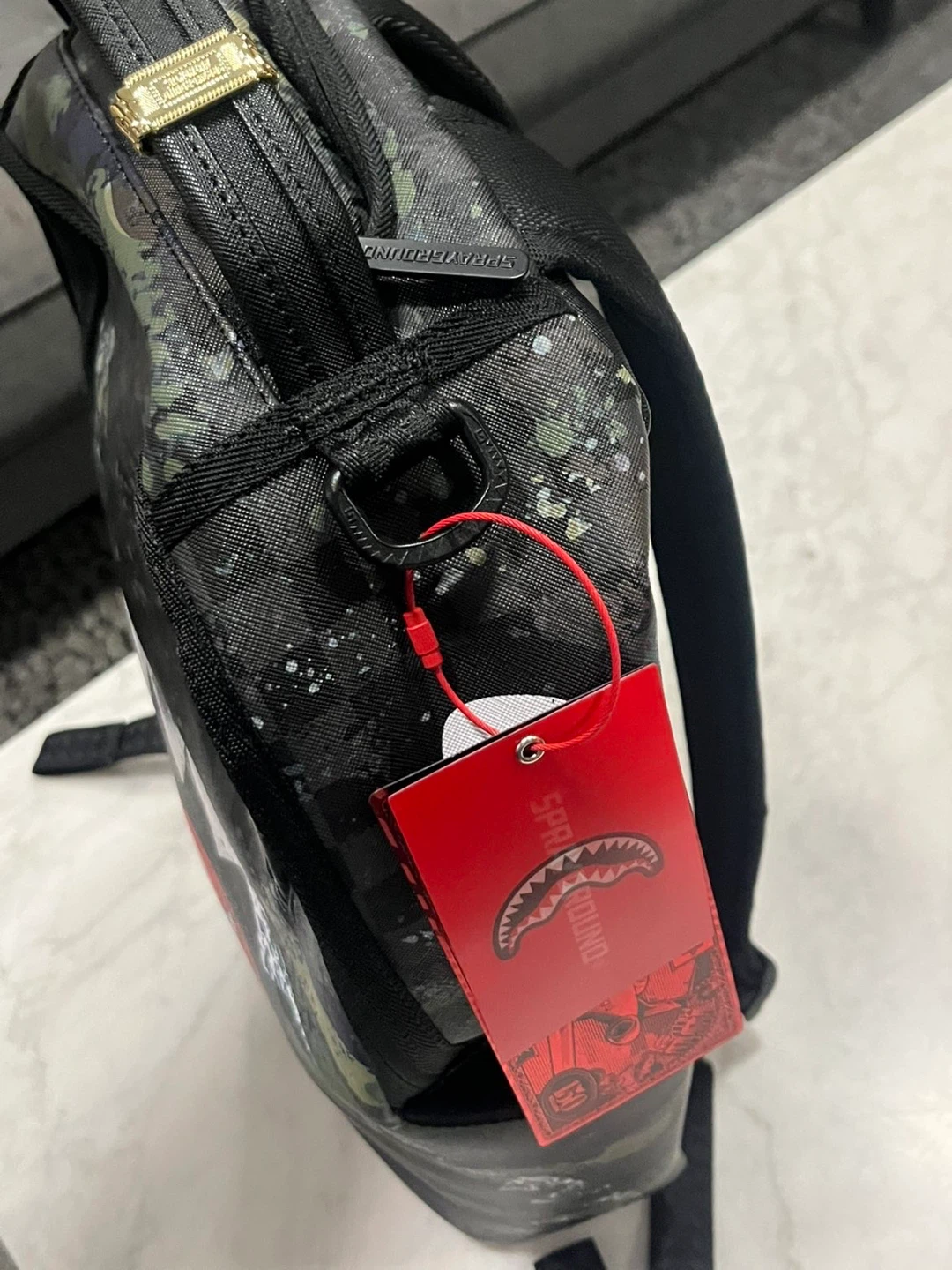 Sprayground Backpack - Camo Shark Design - photo 2