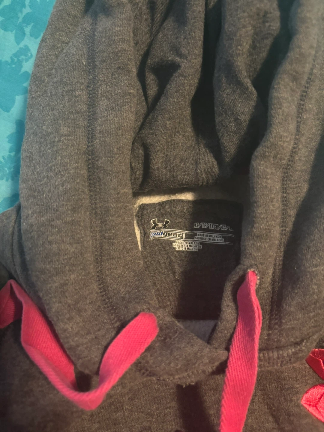Under Armour Grey Hoodie - Size Xs - photo 2