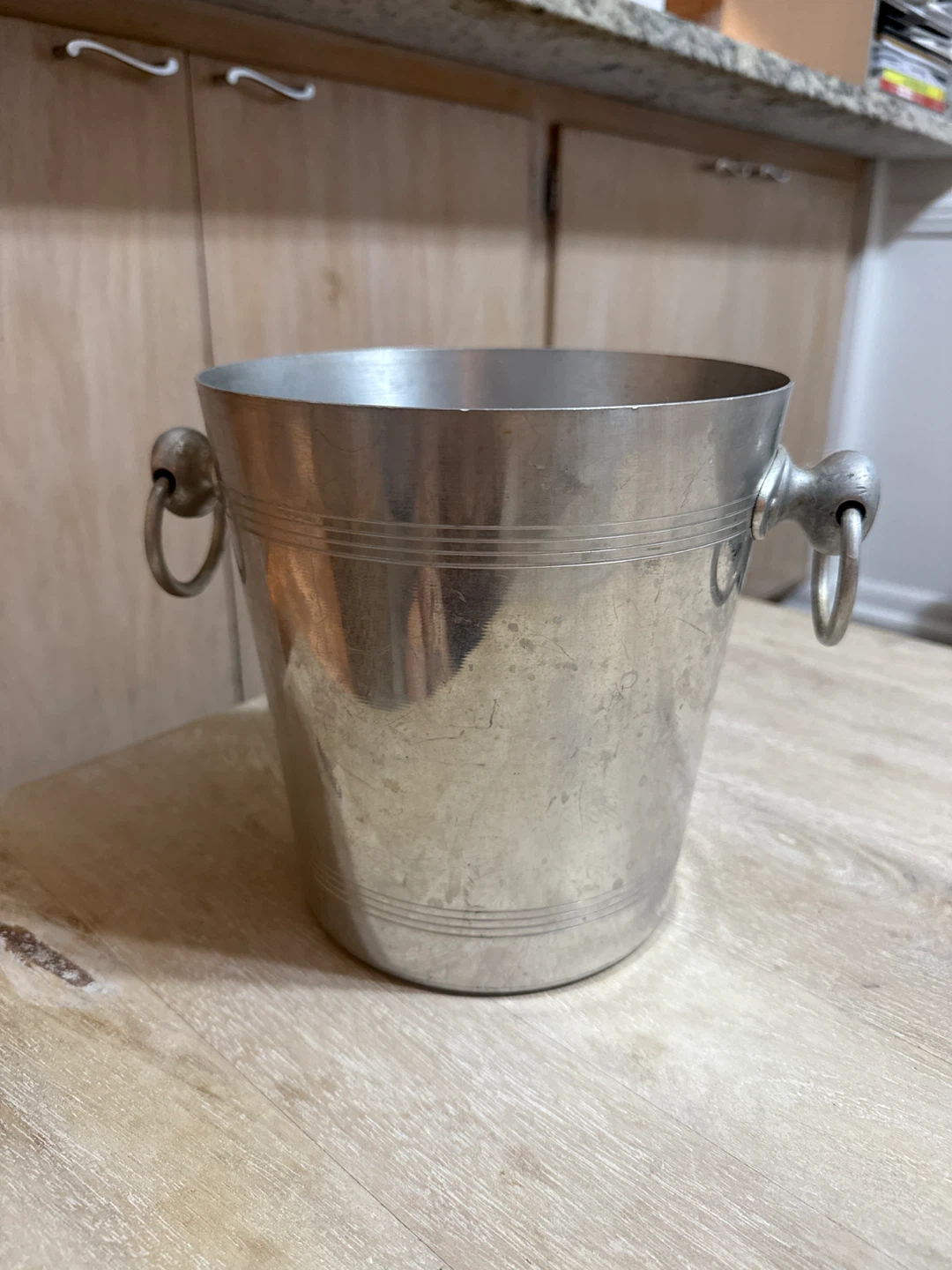 Silver Metal Ice Bucket