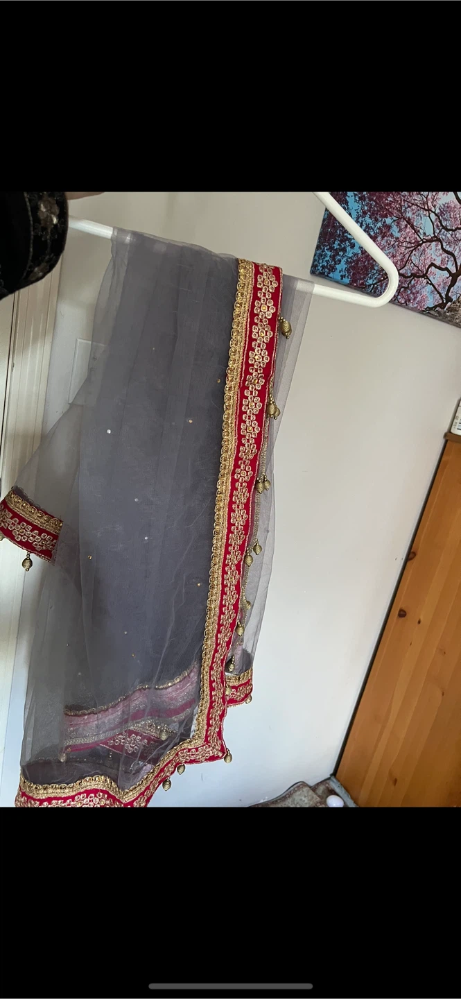 Long embroidery Pakistani Indian dress - photo 4