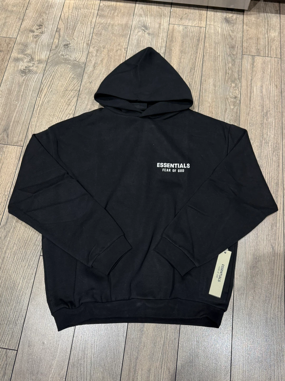 Essentials Fear of God Black Hoodie