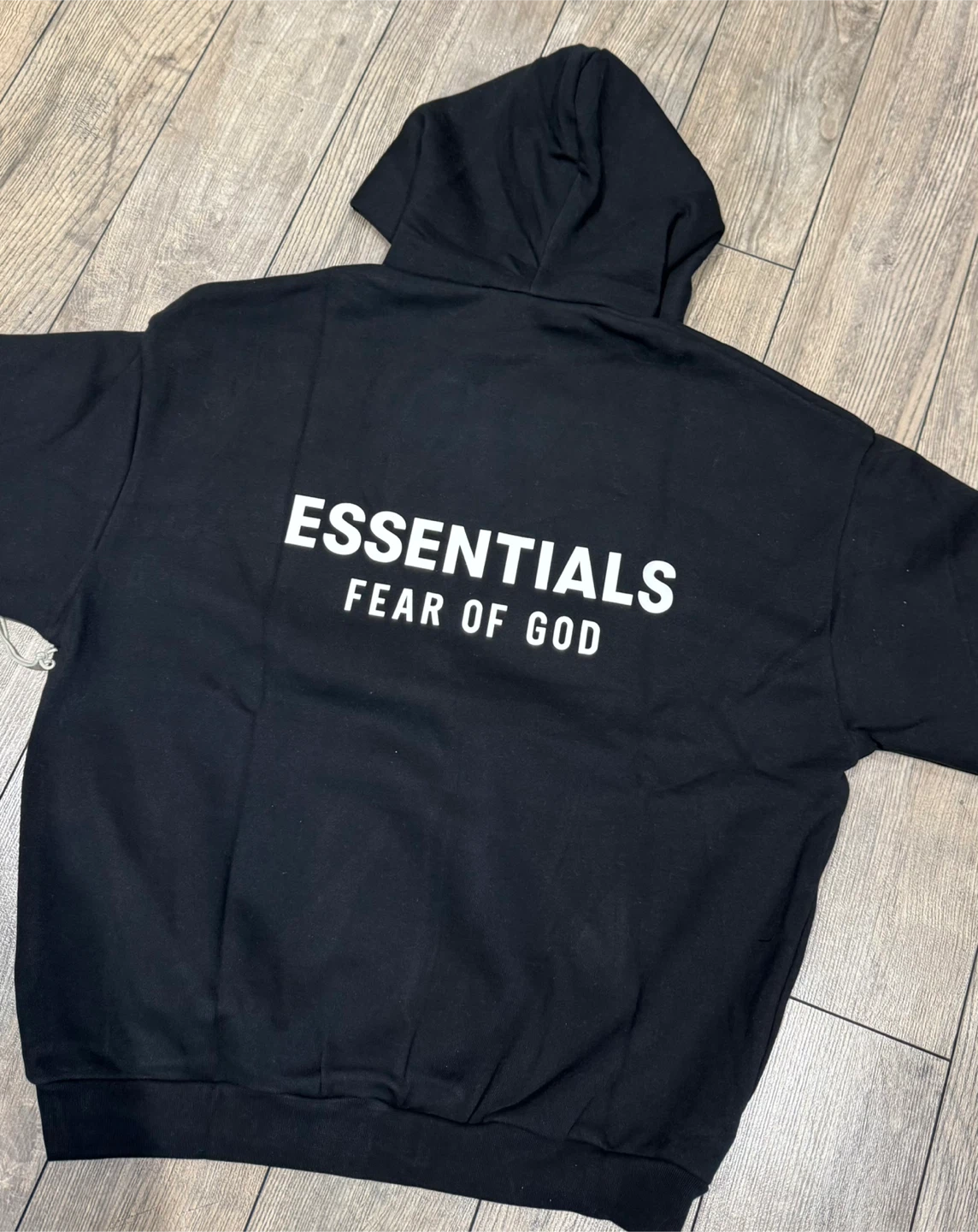 Essentials Fear of God Black Hoodie - photo 2