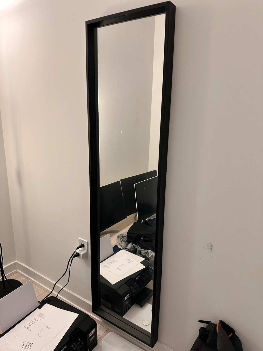 Black Framed Full Length Mirror