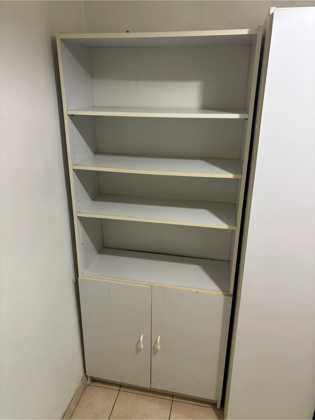 White Standing Bookshelf
