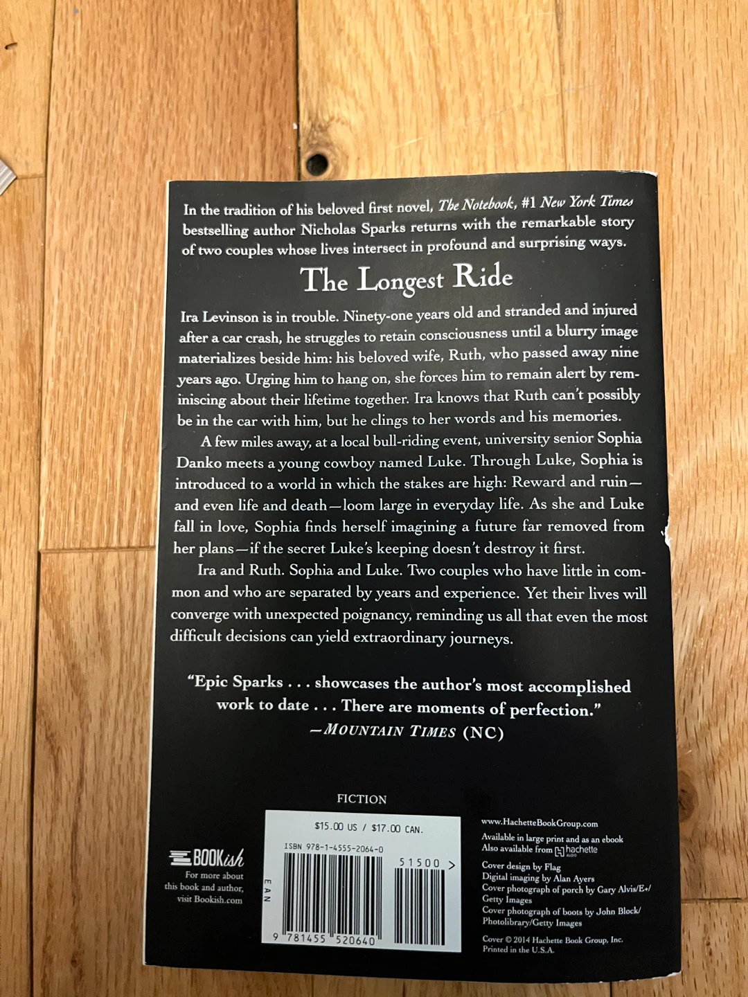 The Longest Ride by Nicholas Sparks - photo 2