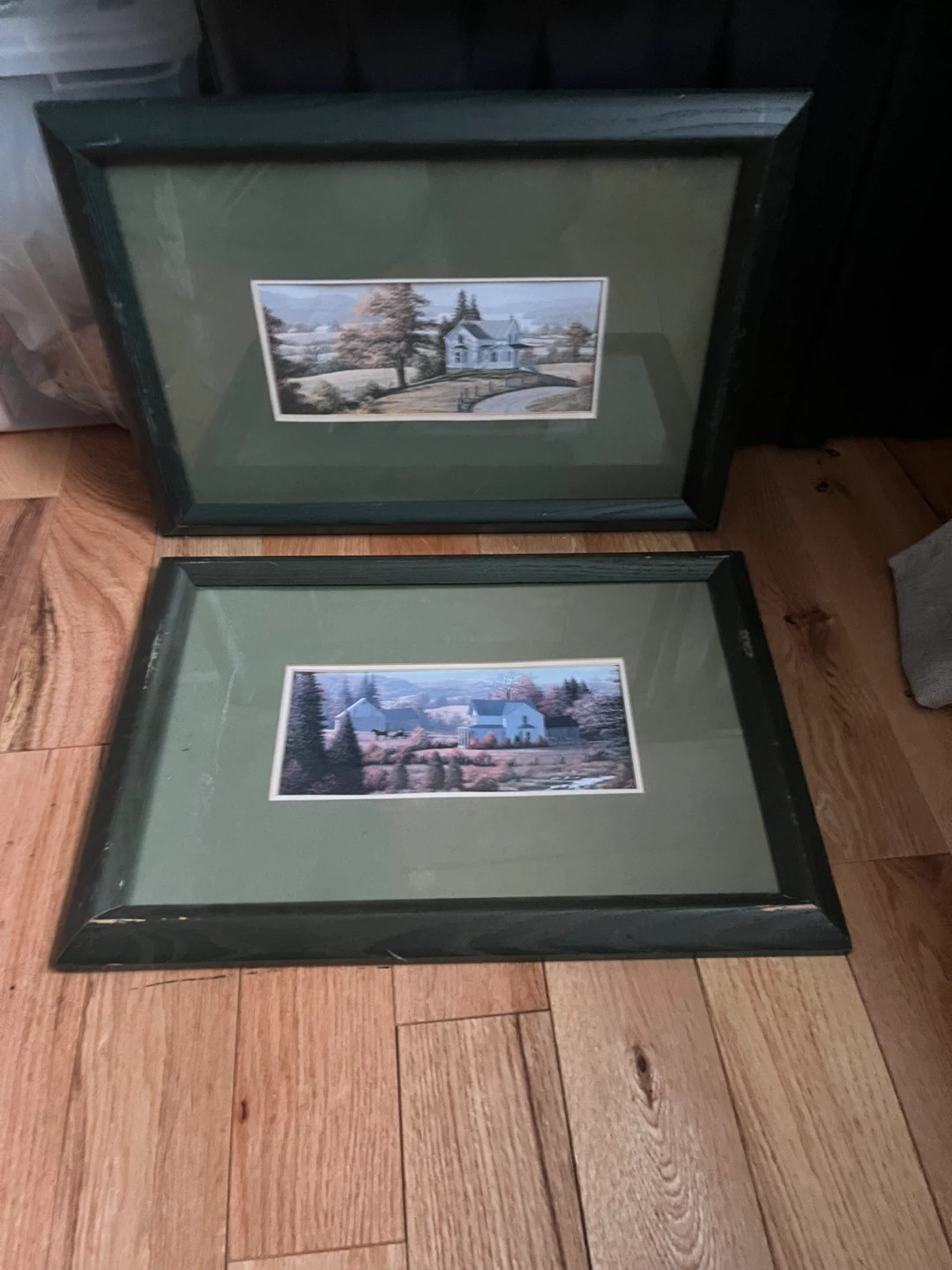 Framed Landscape Prints - Set of Two
