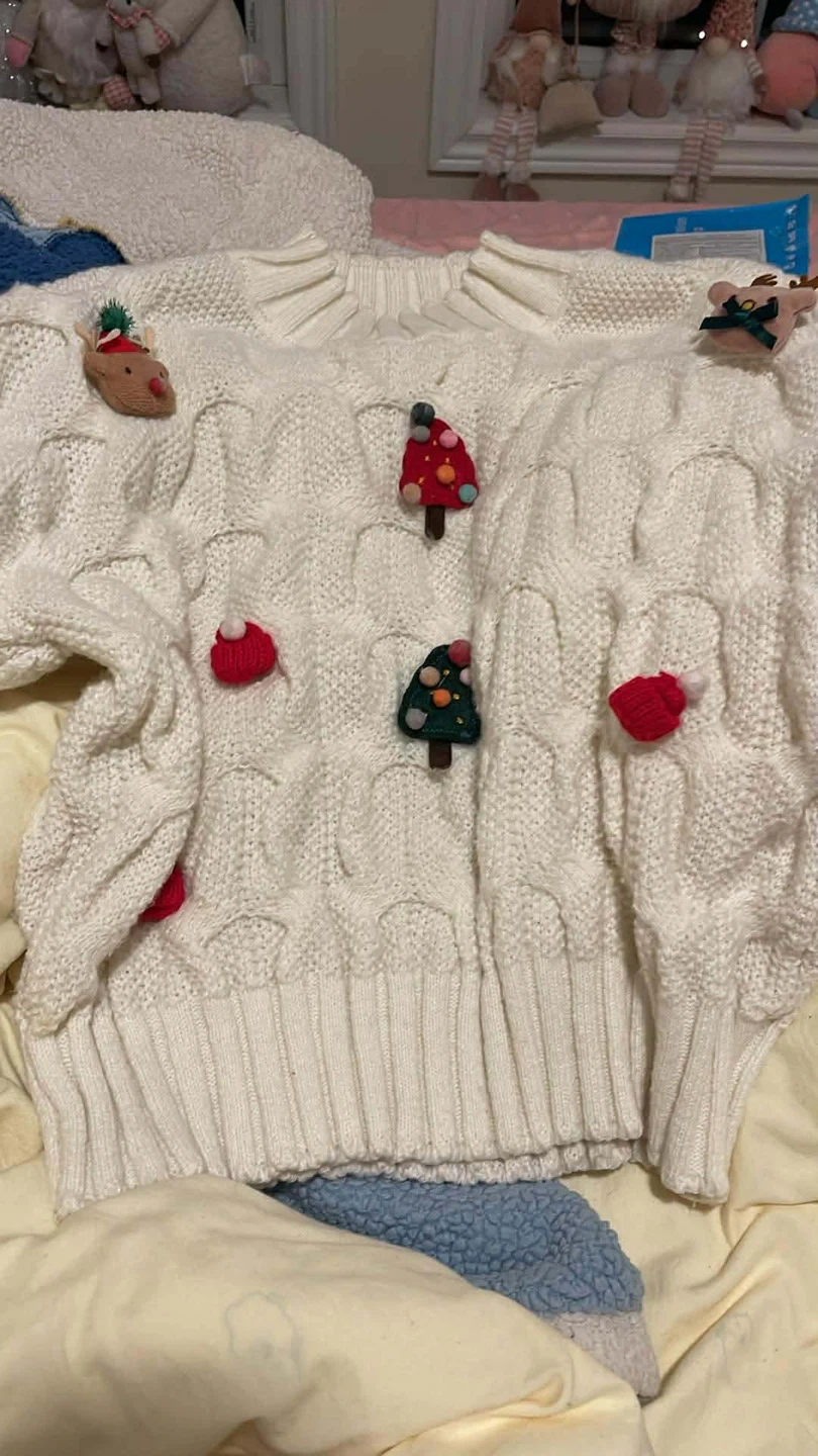 Sweater and Skirt Set