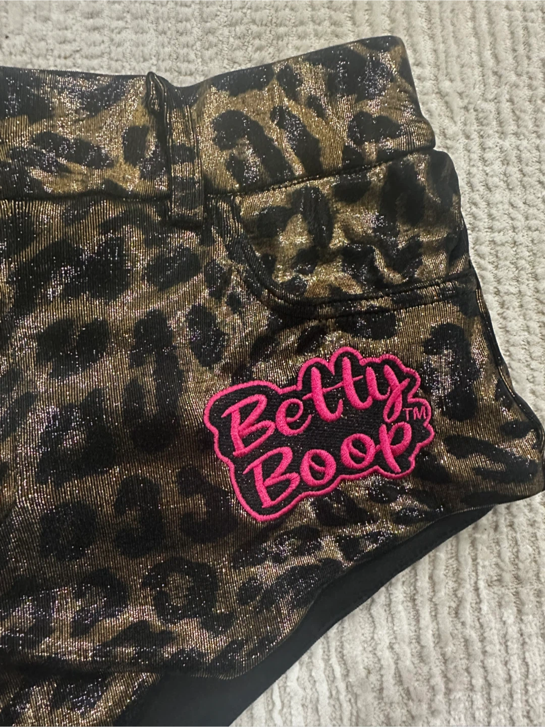 Betty Boop Leopard Print Shorts - photo 3