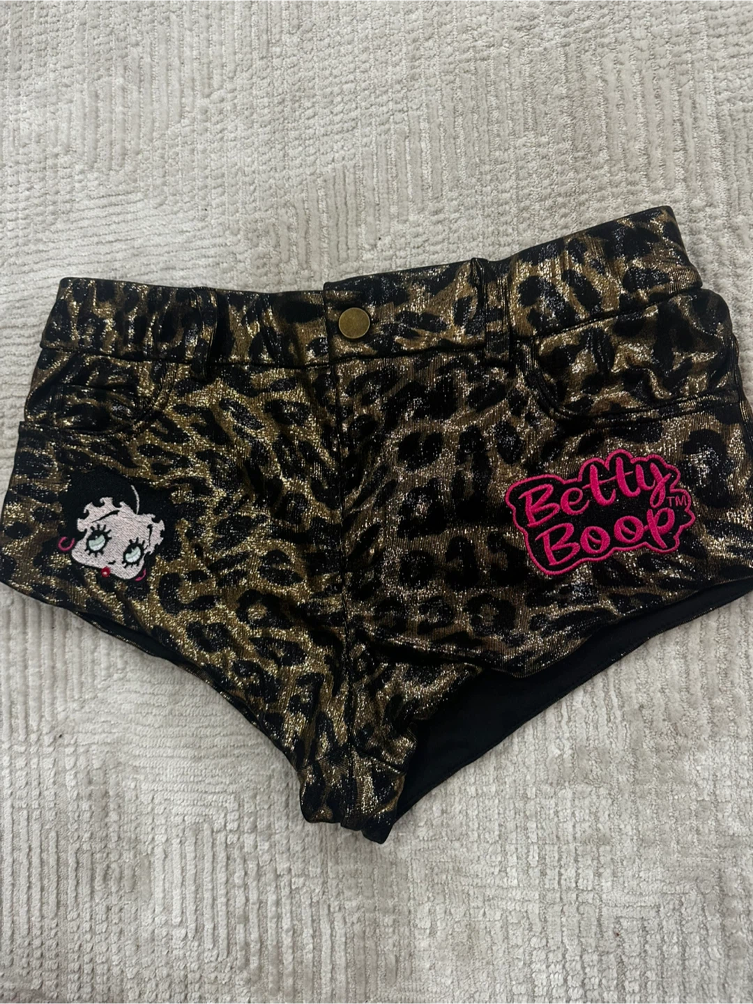 Betty Boop Leopard Print Shorts - photo 2
