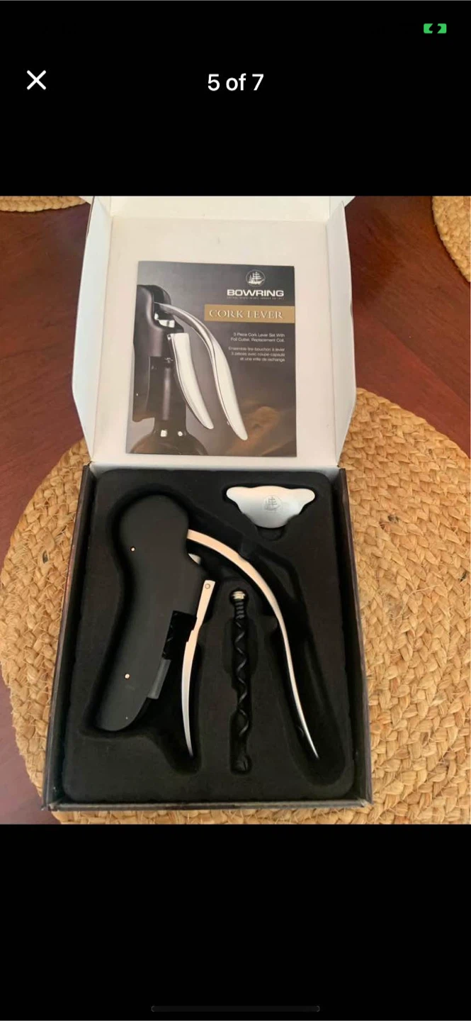 Bowring Cork Lever with Foil Cutter - New in Box! - photo 5