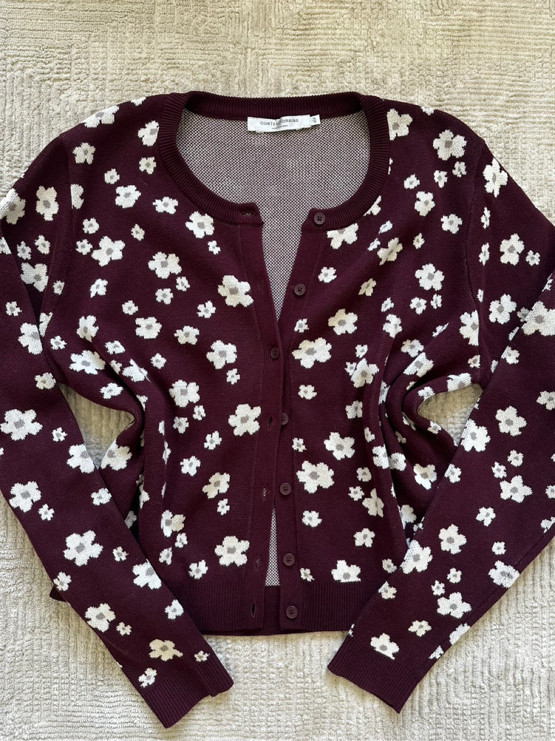 Floral Cardigan - Size M