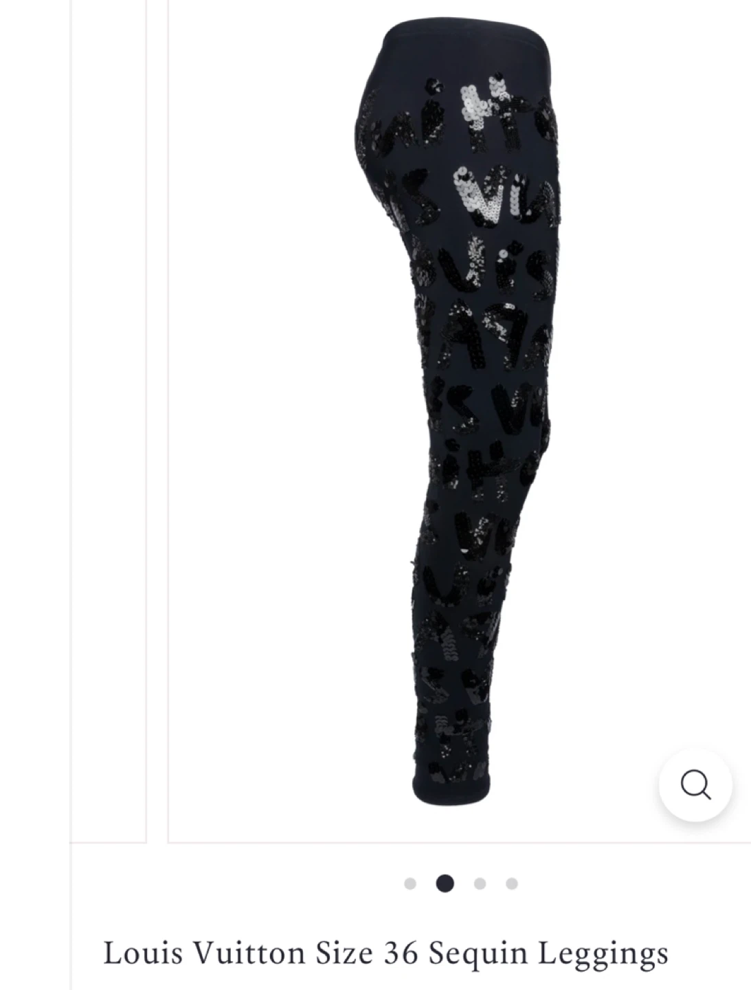 Authentic Louis Vuitton Size 36 Sequin Leggings - photo 4