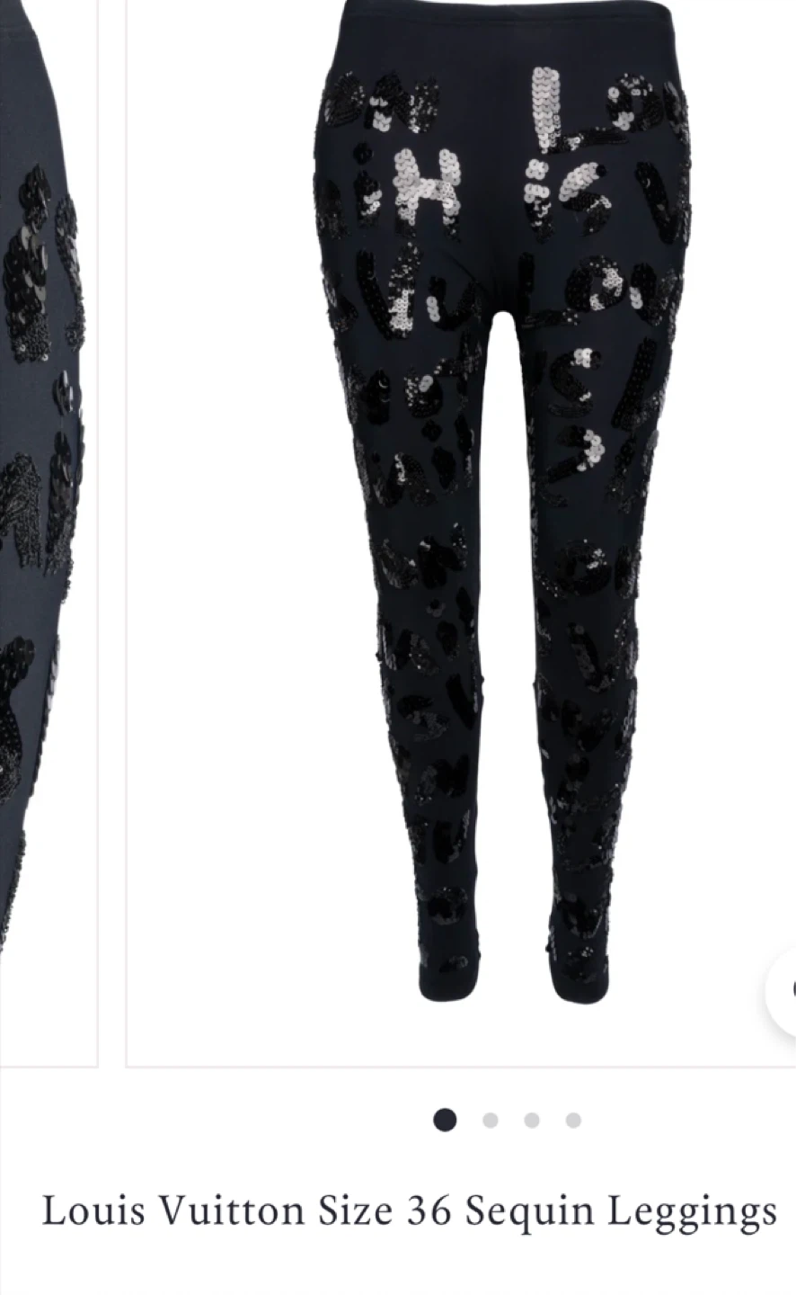 Authentic Louis Vuitton Size 36 Sequin Leggings - photo 5
