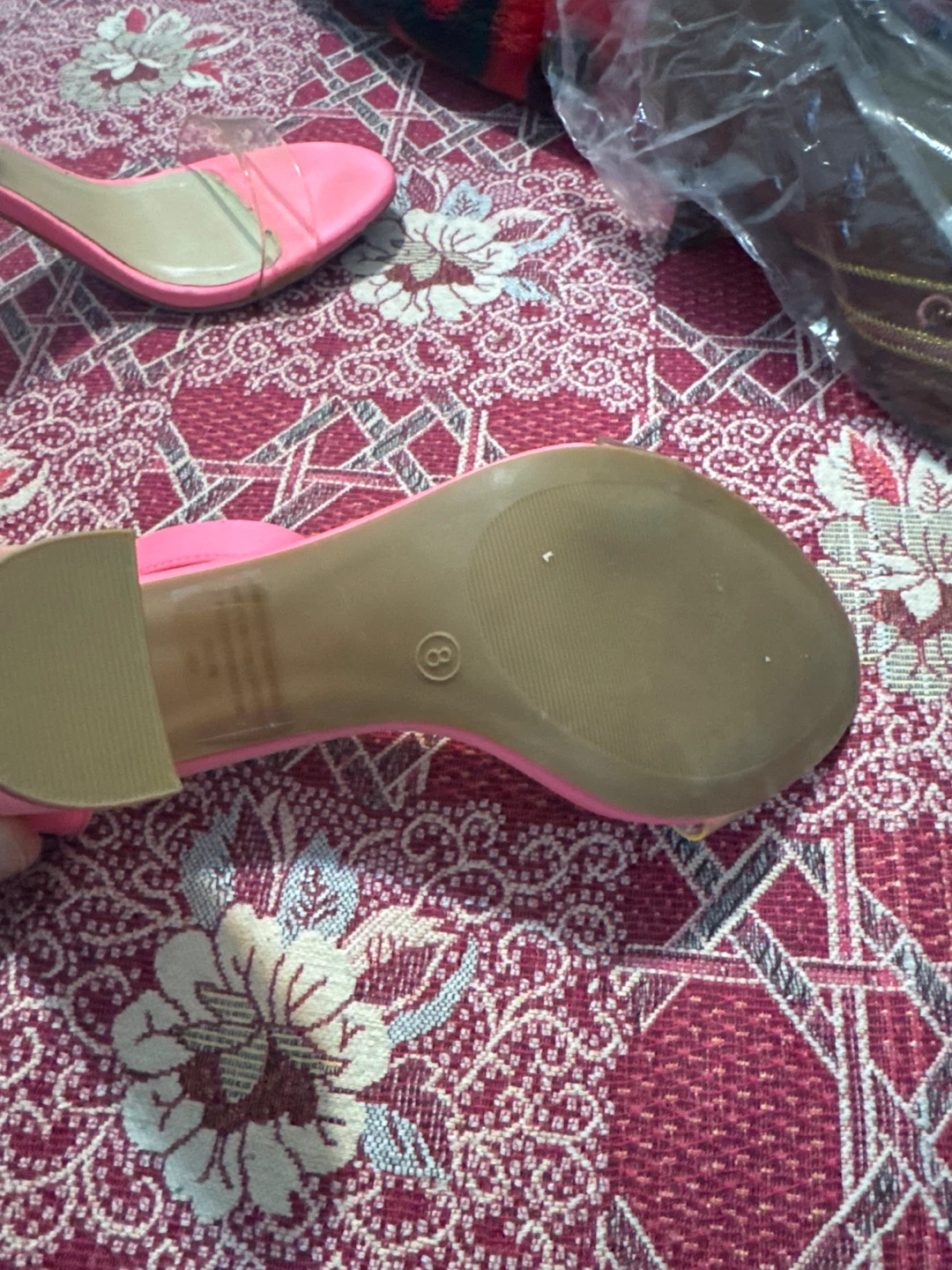 Streetwear Society Pink Heels - Size 8 - photo 3