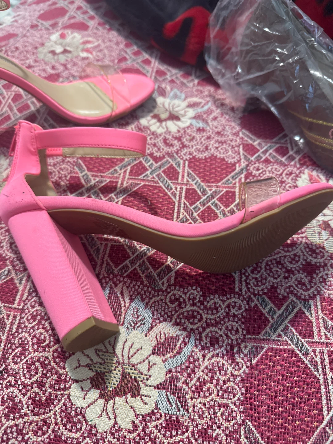 Streetwear Society Pink Heels - Size 8 - photo 4