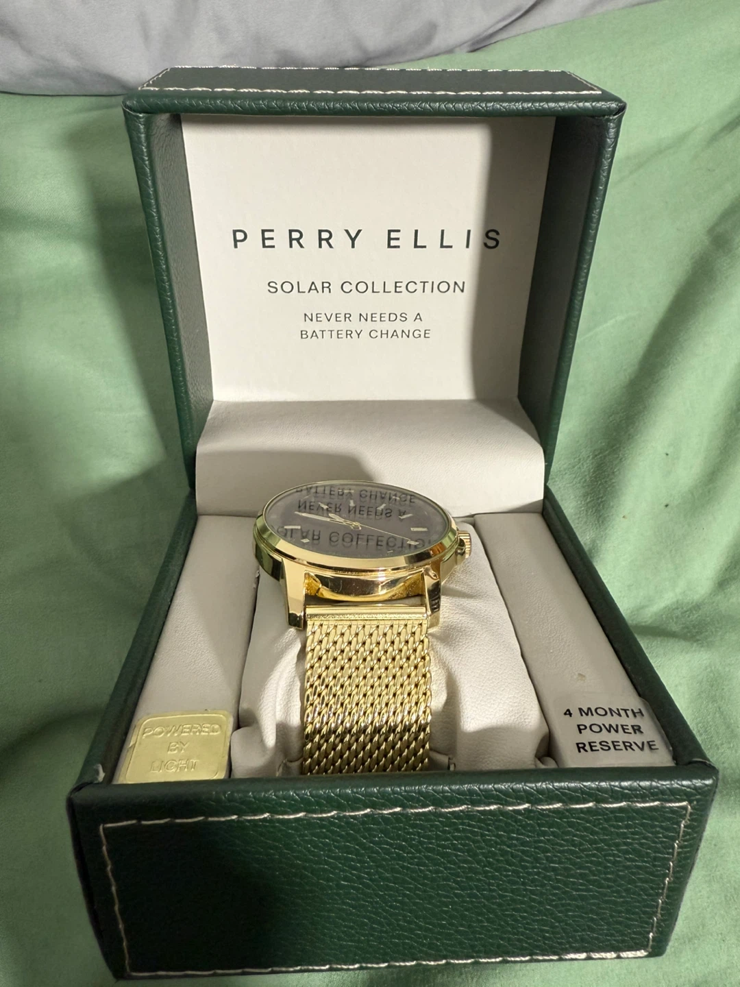 Perry Ellis Solar Collection Gold Watch - photo 2