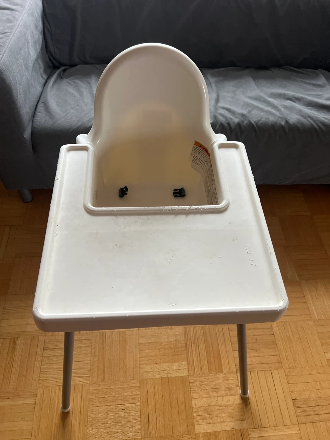 High Chair for kids feeding - White