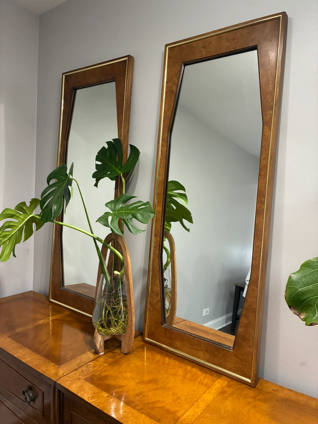 MCM pair of mirrors - photo 3